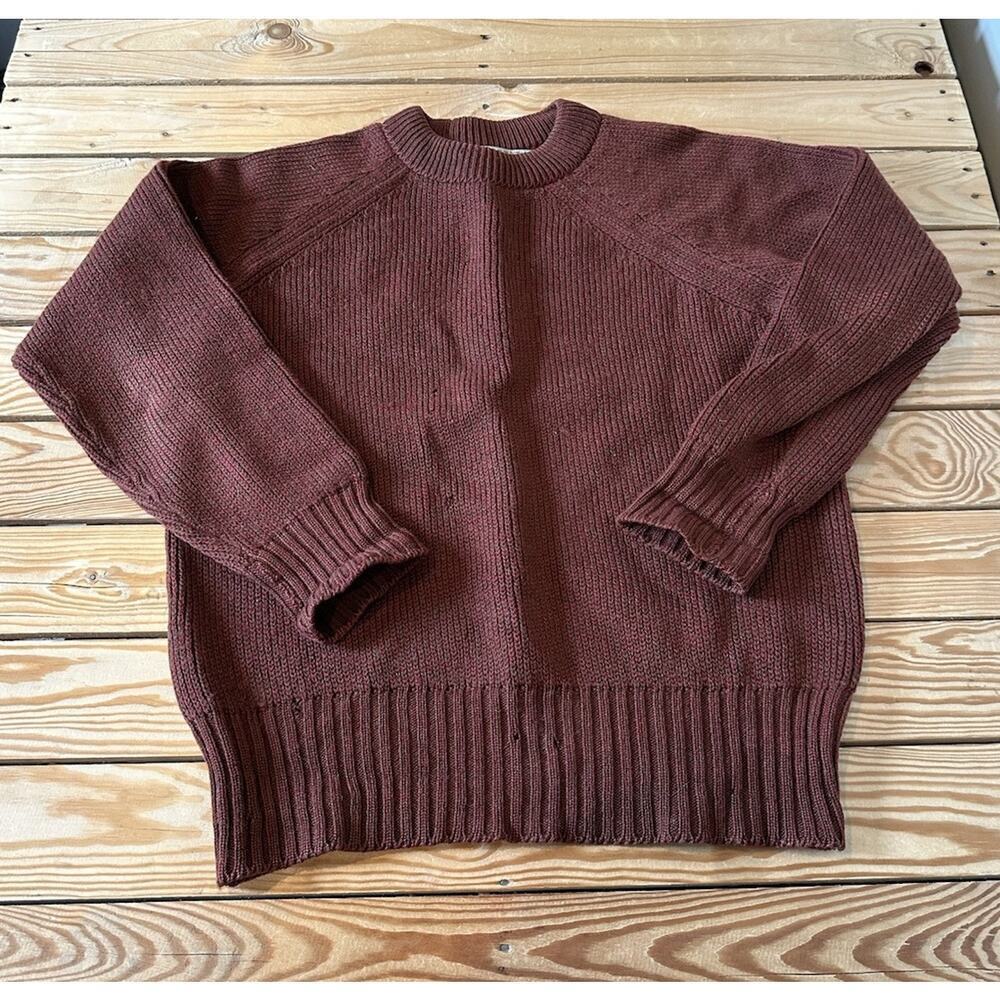 Vintage Terramar Men’s Brick Wool Sweater Size XL